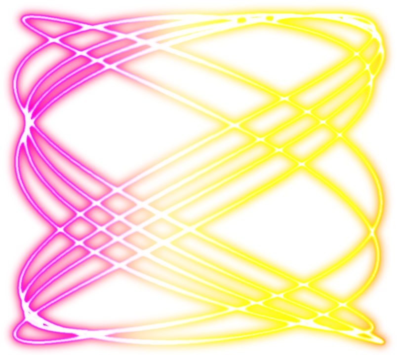 Mq Pink Yellow Swirl Swirls Neon - Illustration (1024x1024), Png Download