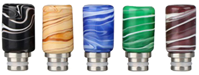 Glass Swirl Drip Tip - Electronic Cigarette (700x700), Png Download