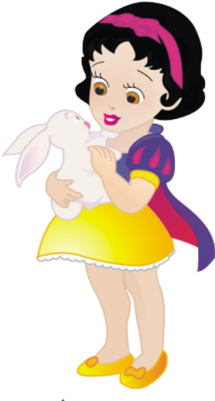 Pet Clipart Princess - Todas Las Princesas Bebes (520x600), Png Download