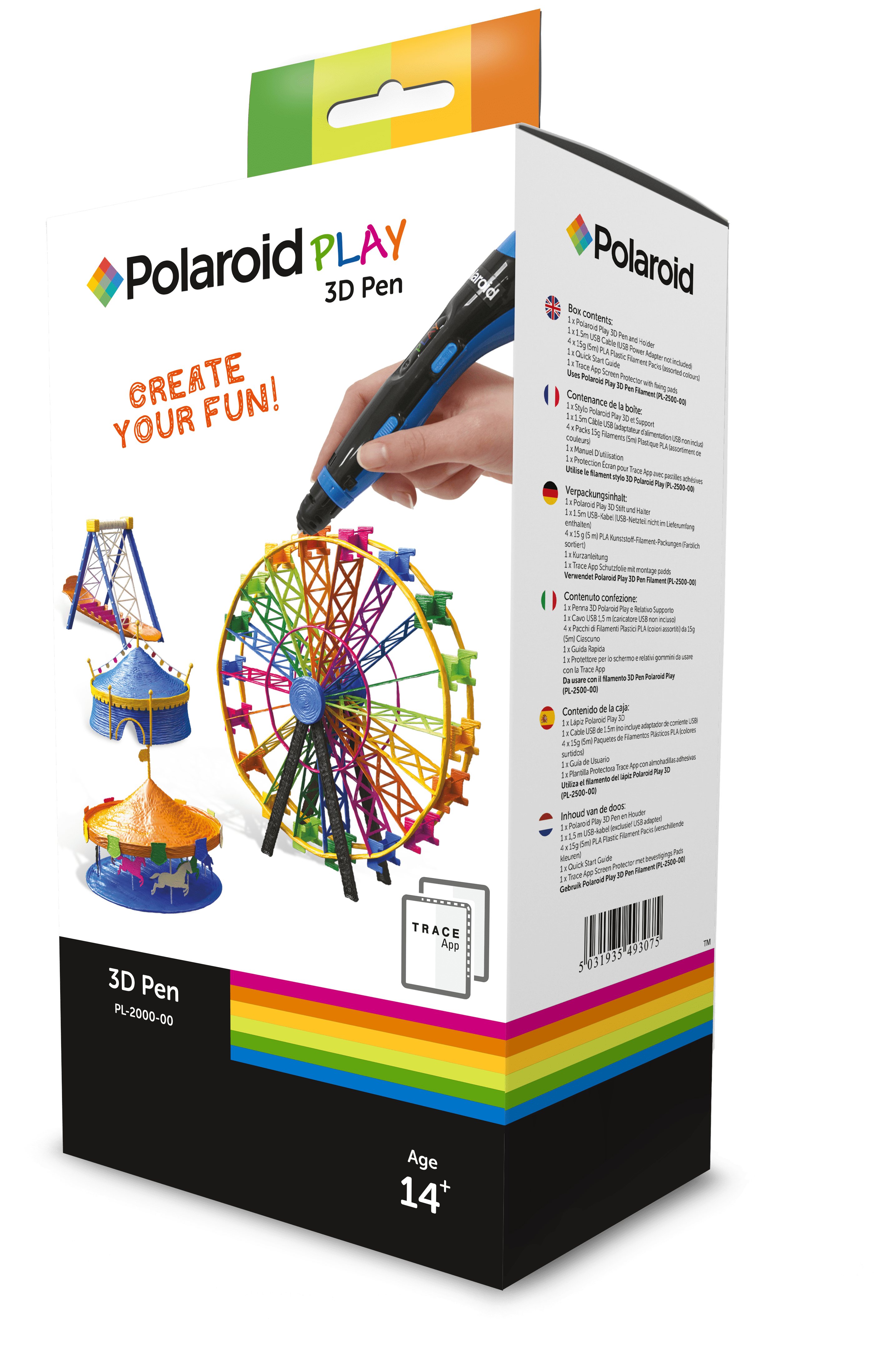 Polaroid Play 3d Pen (3500x4843), Png Download