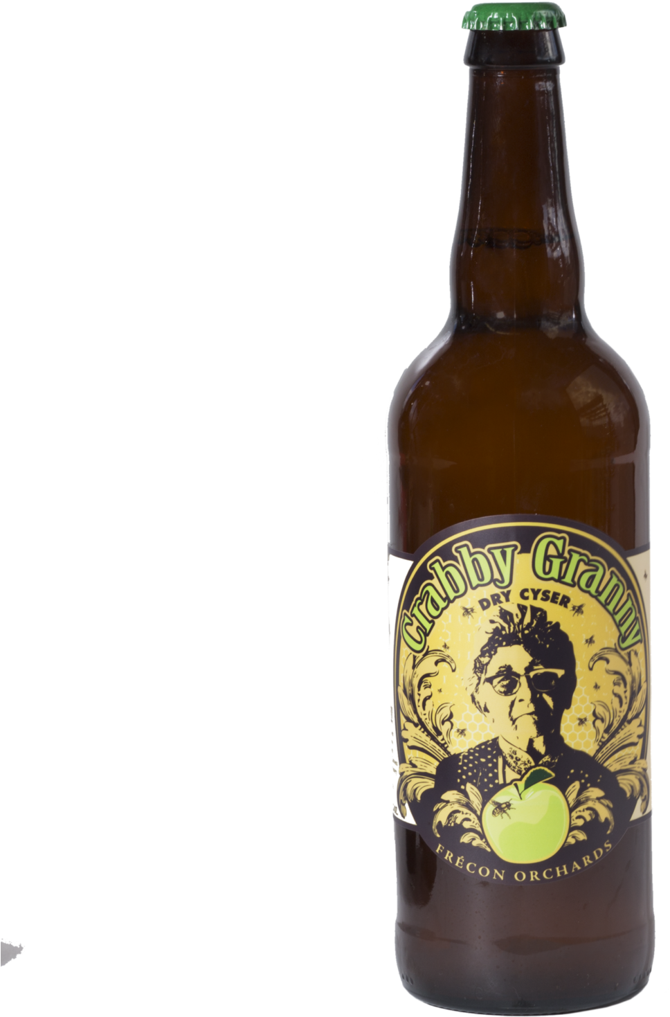 Frecon Orchards Crabby Granny - Beer Bottle (1500x1500), Png Download