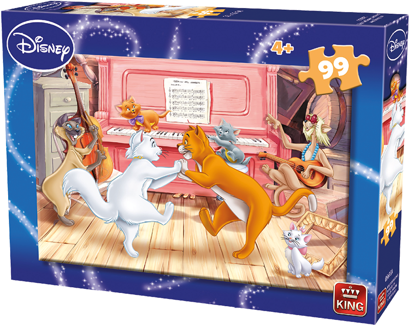 Disney 99pcs Lady And The Tramp & Aristocats Ass - Lady And The Tramp Puzzle (800x800), Png Download