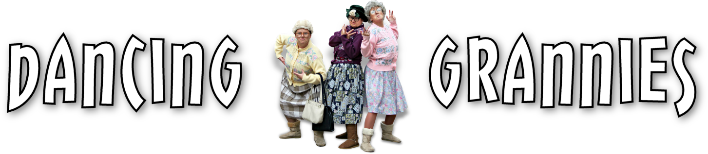 The Dancing Grannies - Fun (1453x317), Png Download