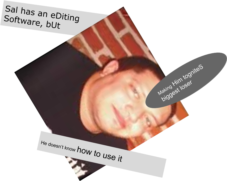 Sal, Look At This Mess You Made - Flyer (960x720), Png Download