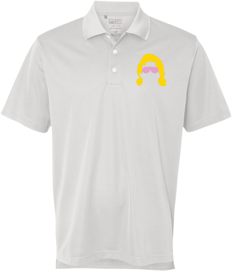 Flair Silhouette Adidas Golf Climalite - Polo Shirt (1155x1155), Png Download