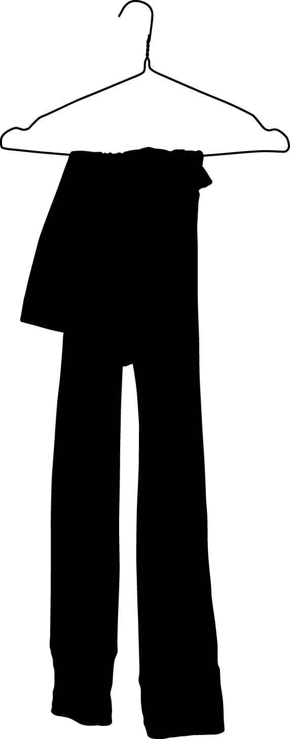 Clothing Shoes Silhouette Png - One-piece Garment (572x1457), Png Download