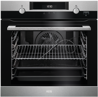 Aeg 60cm Steambake Oven Bek556320m - Bpk556220m (800x500), Png Download