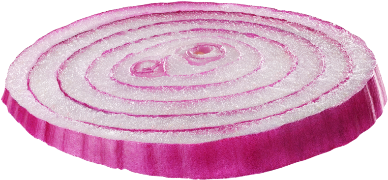 Onion Slice - Onion Slice Side View (866x650), Png Download