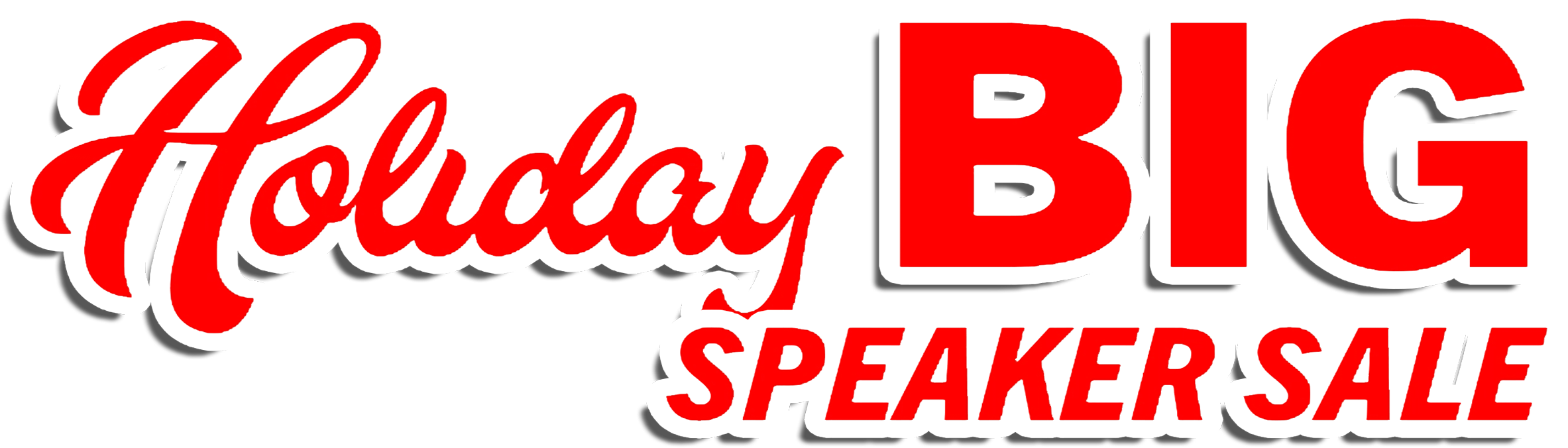 The Famous Primetime's Holiday Big Speaker Sale Starts - Megan Clementi (2500x749), Png Download