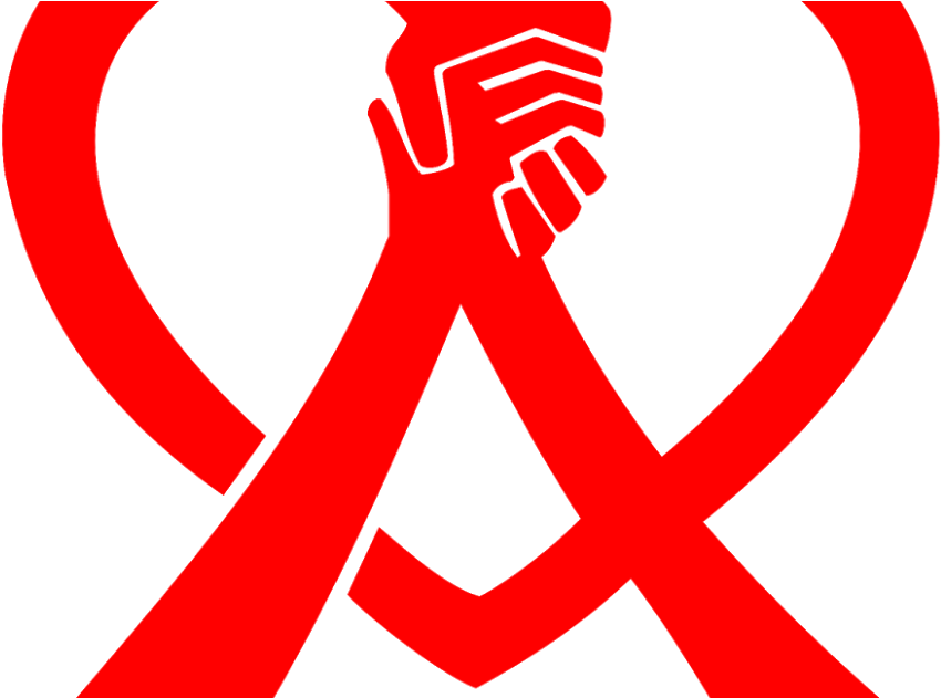 Project Red Ribbon Launches New Logo ~ Living With - World Aids Day Logo Download (1200x630), Png Download