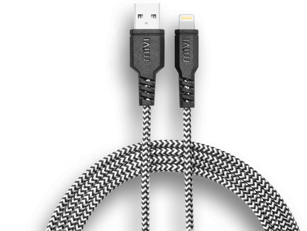 Charge Your Iphone/ipad With Mivi Tough Lightning Cable - Lightning (1050x788), Png Download