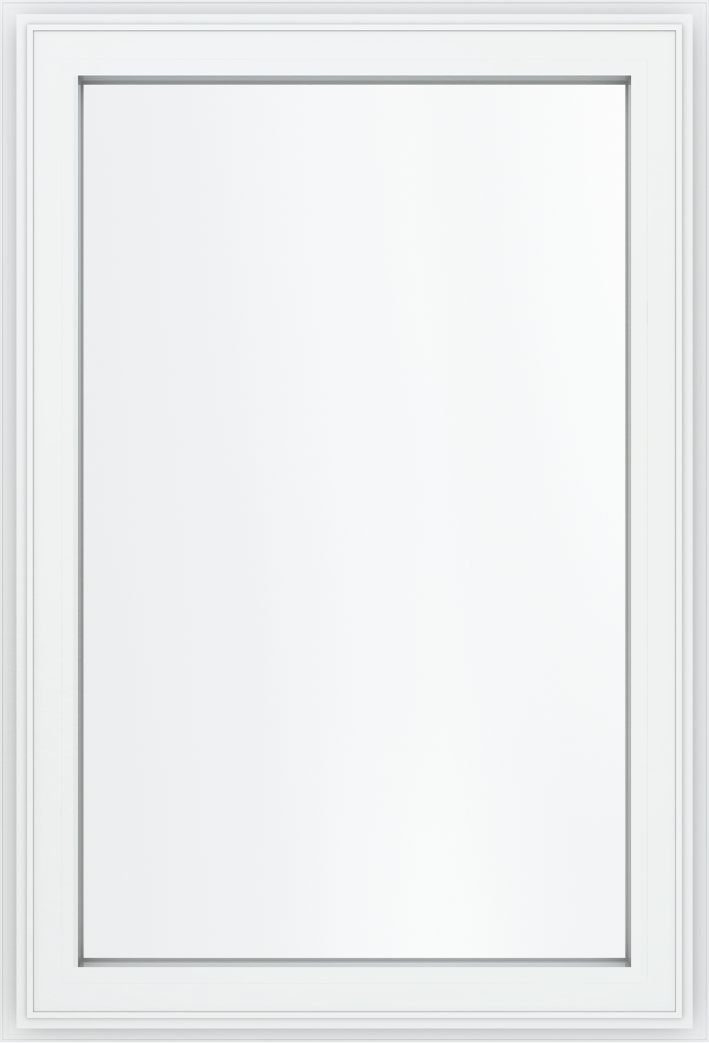 Premium Aluminum Casement Window - Picture Frame (993x1461), Png Download