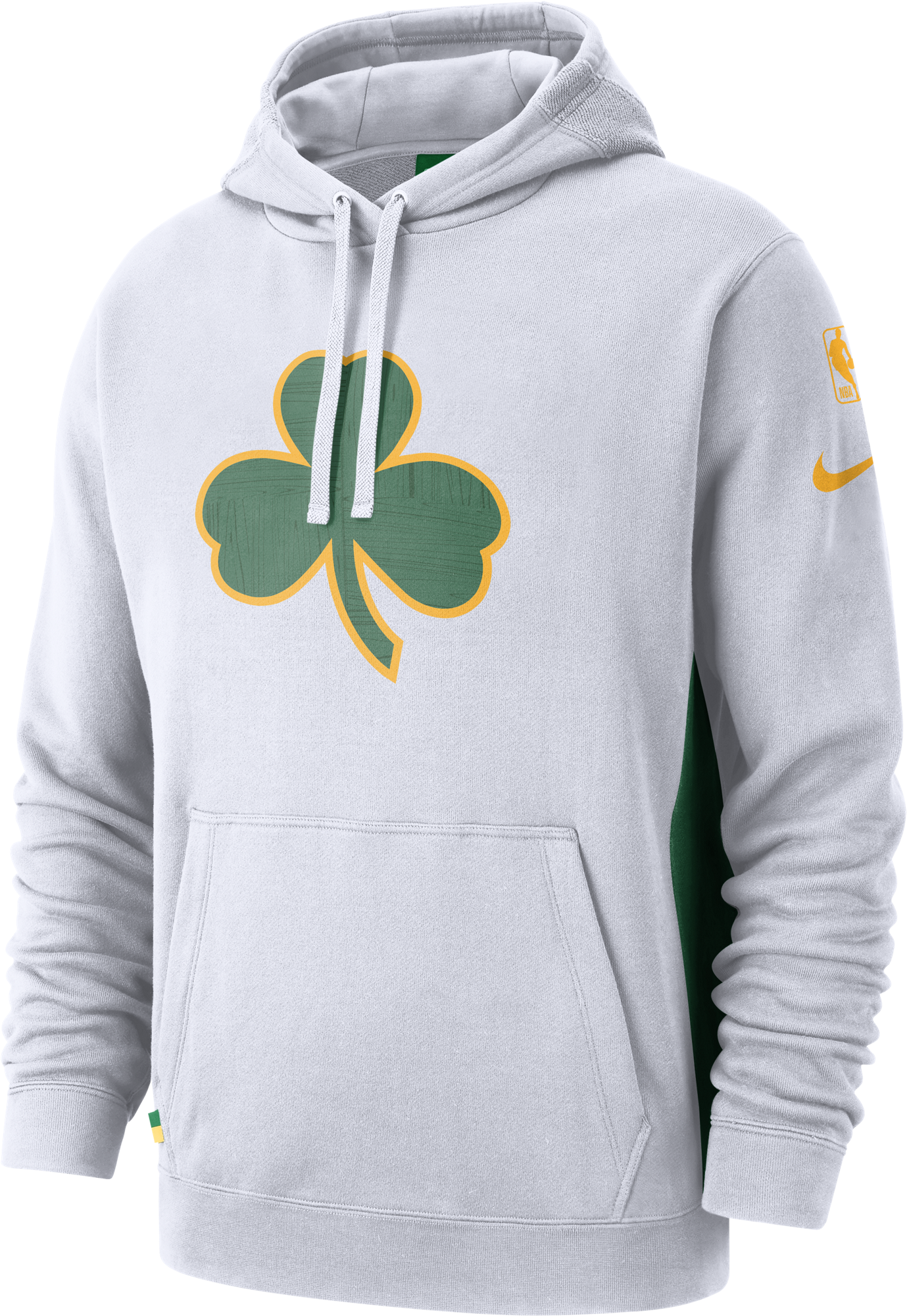 Nba City Edition Essentials Logo Hoodie Boston Celtics - Miami Heat Nike Hoodie (2000x2000), Png Download