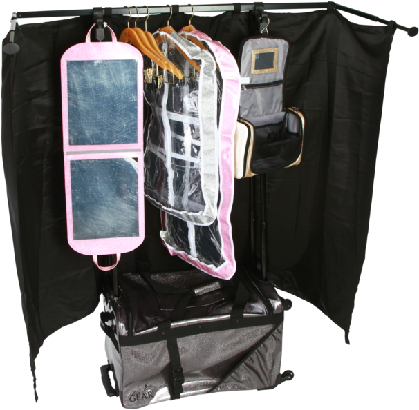 Glam'r Gear Changing Station Dance Bag W/ Uhide Curtain - Glam R Gear Bag (683x1024), Png Download