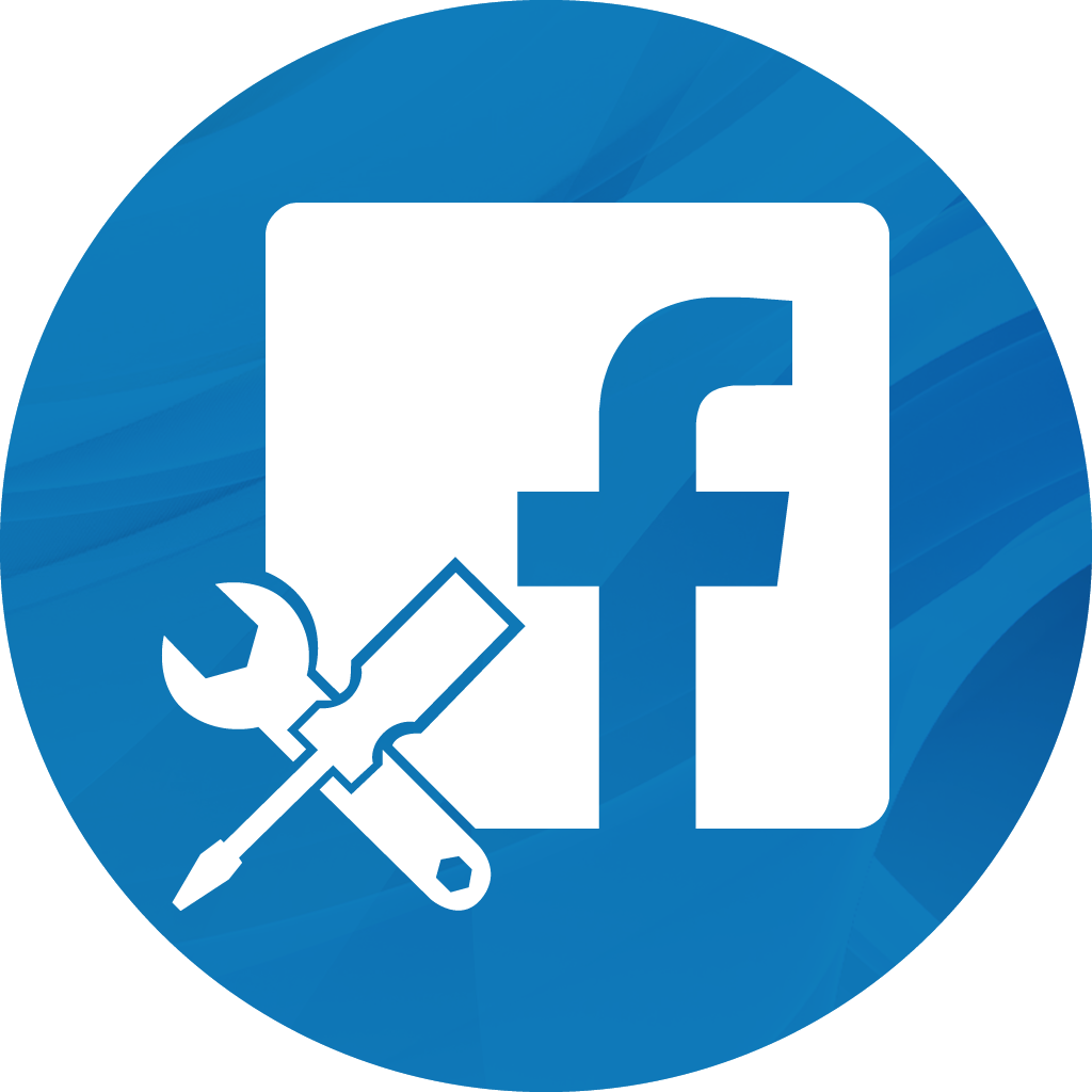 Mss Fb Customization Icon - Facebook Logo White Background Png (1024x1024), Png Download