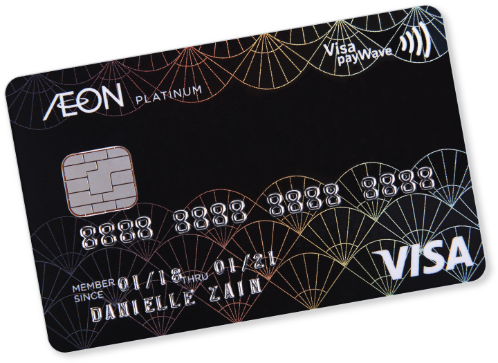 Aeon Platinum Visa / Mastercard - Signature Credit Card Axis Bank (800x579), Png Download