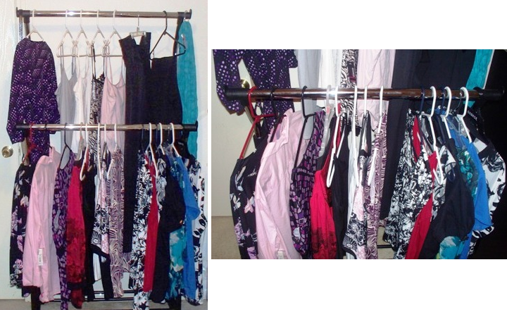 The Double Adjustable Garment Rack Has More Than Doubled - Boutique (720x440), Png Download