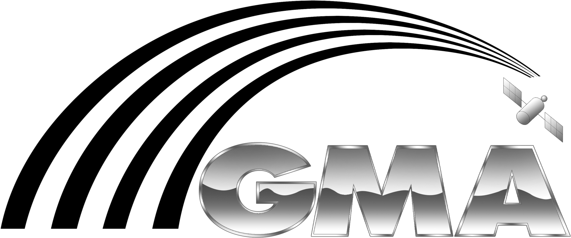 Gma Rainbow Print - Black-and-white (2000x1333), Png Download