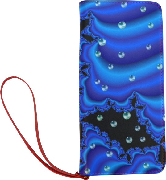 Blue Bubbles Martina Webster Women's Clutch Wallet - Illustration (1000x1000), Png Download