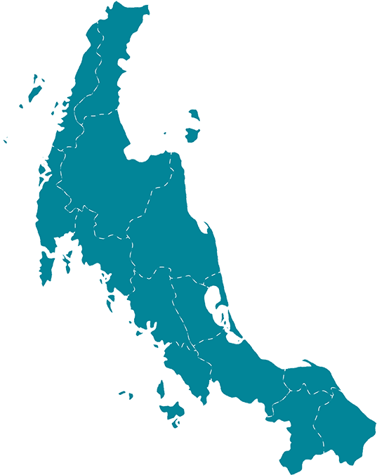 Map Thailand (1000x1849), Png Download