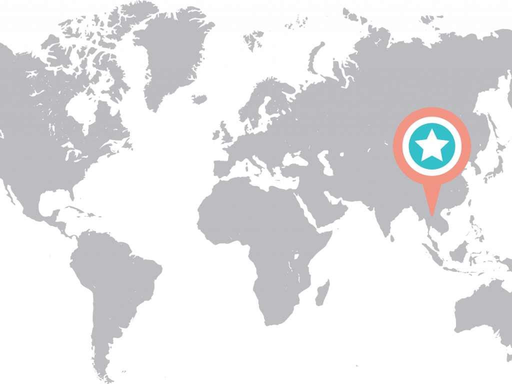 Download Thailand On World Map - Map Of Art Biennials (1024x768), Png Download