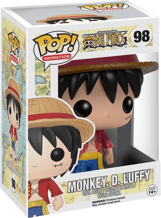 Funko Pop Animation One Piece Monkey D Luffy - Monkey D Luffy One Piece Pop (558x755), Png Download