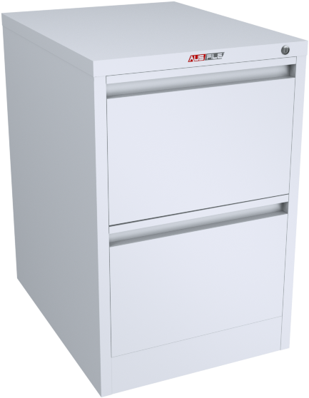 Ausfile 2 Drawer Filing Cabinet - Filing Cabinet (1000x1000), Png Download