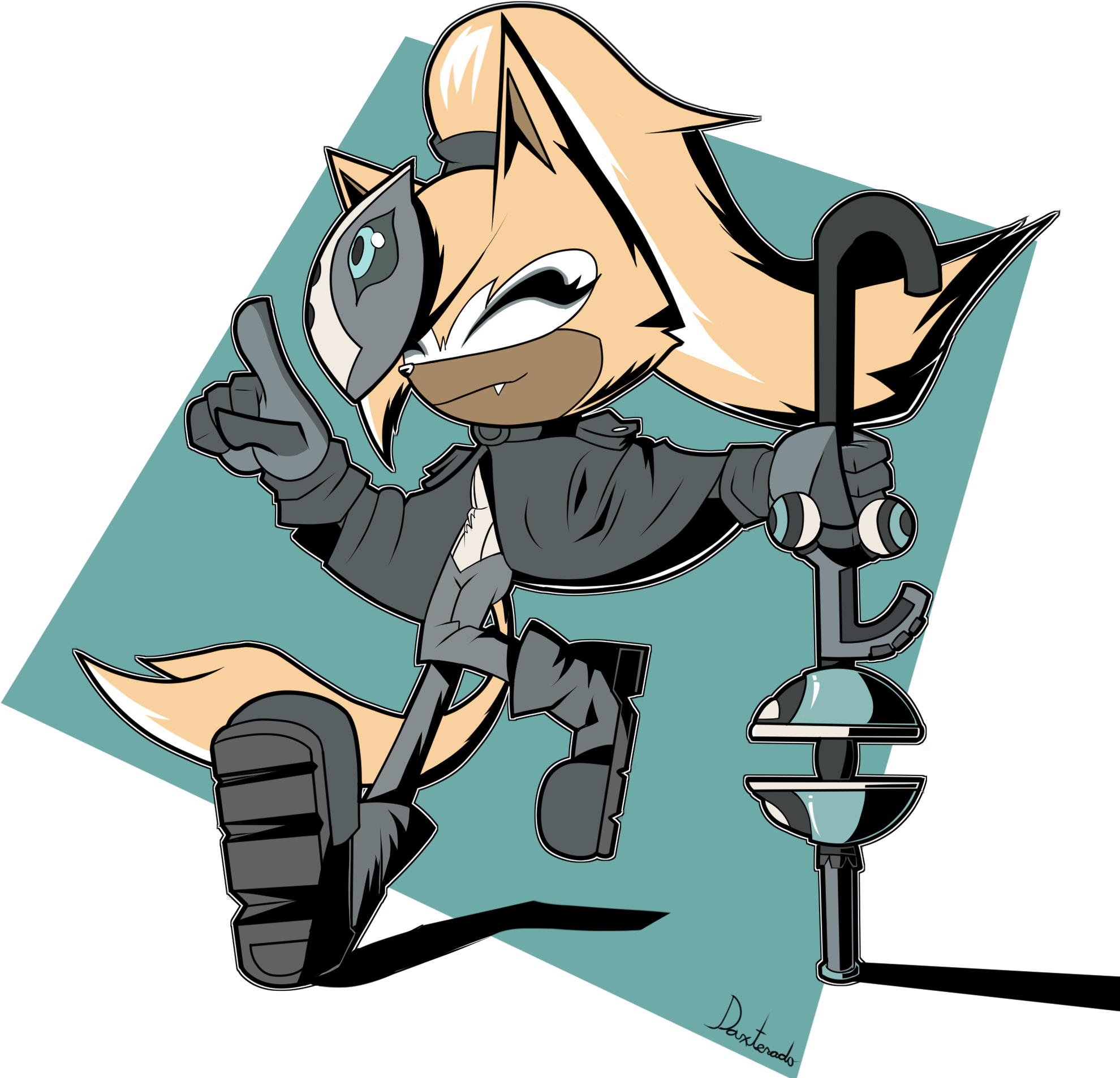 Whisper The Wolf - Cartoon (2000x2000), Png Download