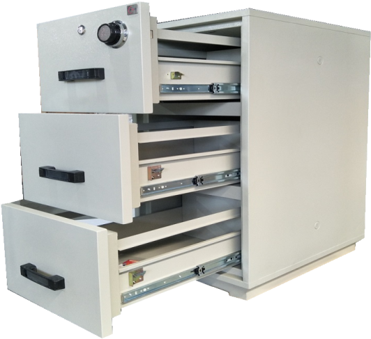 Drawer Type Fire Proof Filing Cabinet, Fireproof Cabinets - Drawer (645x645), Png Download