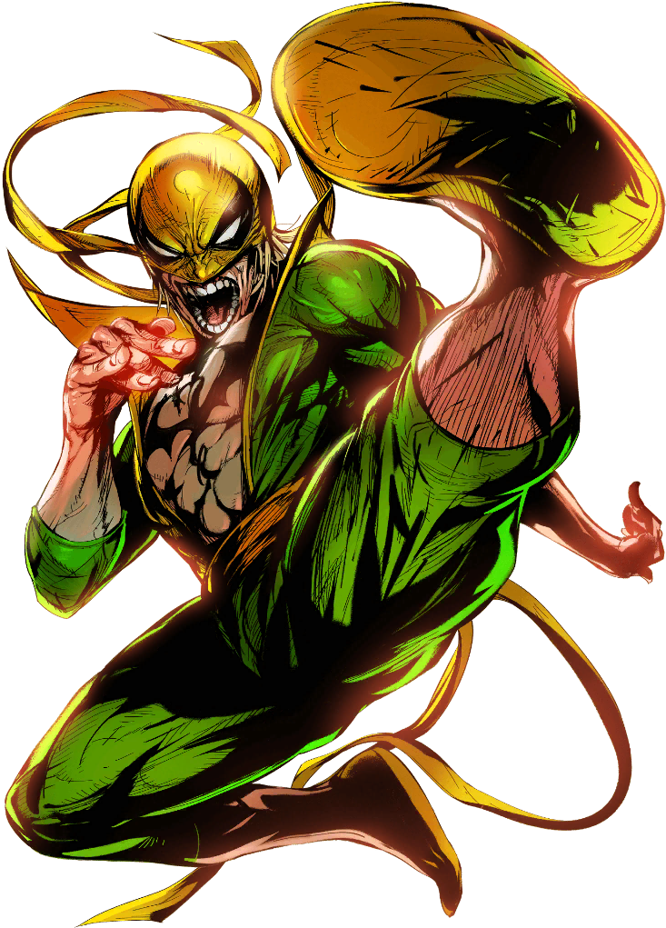 Click For Full Sized Image Iron Fist - Iron Fist Marvel Battle Lines (1024x1024), Png Download
