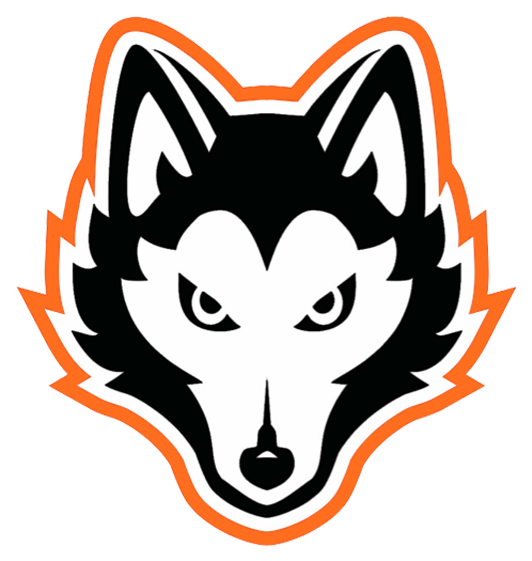 Harlem Huskies - Harlem High School Logo (559x587), Png Download