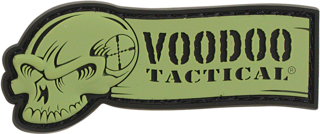 07 0982000001 Voodoo Tactical Ribbon Logo Rubber Patch - Voodoo Tactical Logo (700x700), Png Download