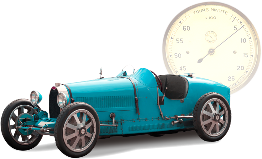 Bugatti - Old Car Bugatti Png (860x530), Png Download