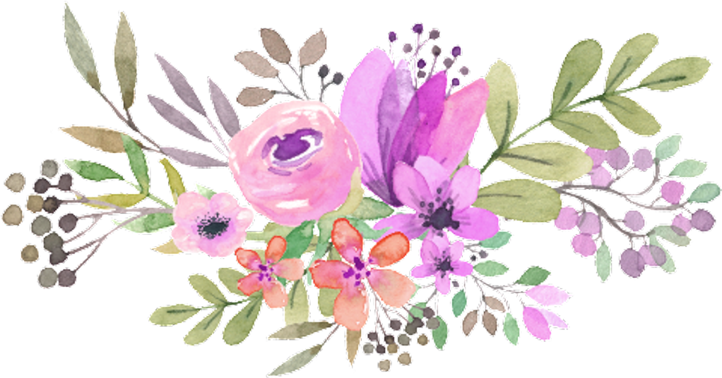 Transparent Flower Gif Tumblr - Watercolor Flower Png Transparent (1024x1024), Png Download