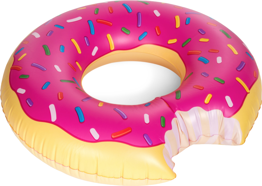 977 X 951 6 - Donut Pool Float Png (977x951), Png Download