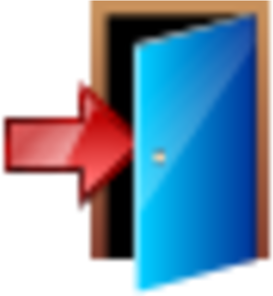 Exit Image - Exit Icon (600x600), Png Download