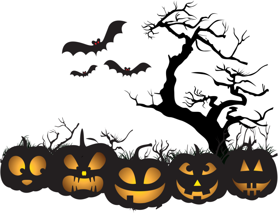 Large Size Of Tgif Halloween Clipart Jack O Lantern - Halloween Png (1024x803), Png Download