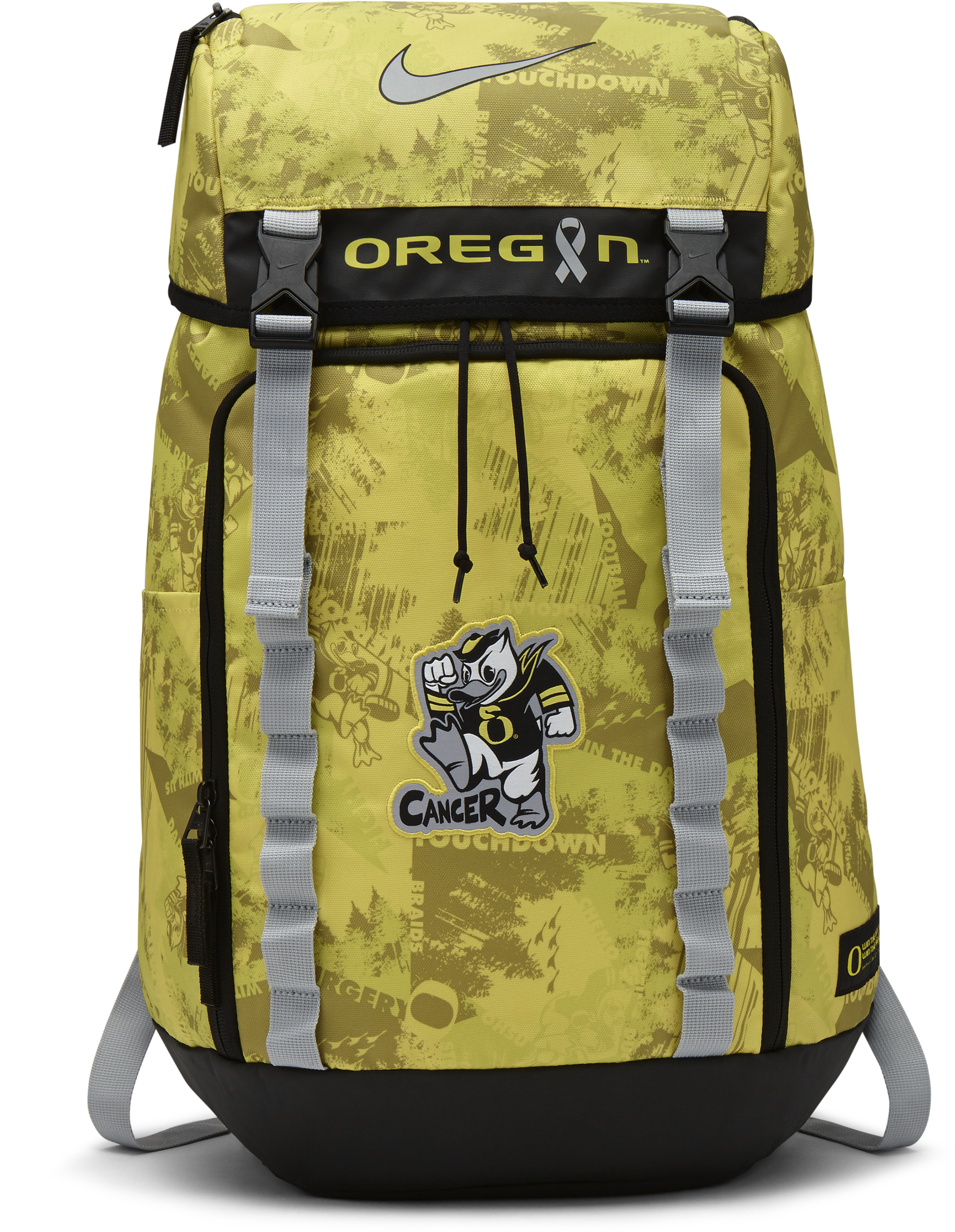 Nike Women S Flight Oregon Ducks Team Issued Backpack - Oregon Ducks Cancer Backpack (3144x3144), Png Download