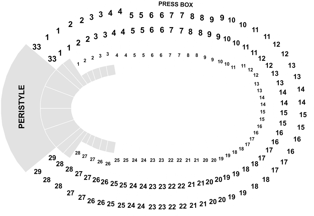 Oregon Ducks Live At Los Angeles Memorial Coliseum - Sydney Entertainment Centre Seating Chart (1050x750), Png Download