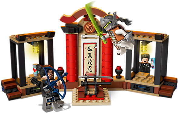 Genji - Lego Hanzo Vs Genji (800x600), Png Download
