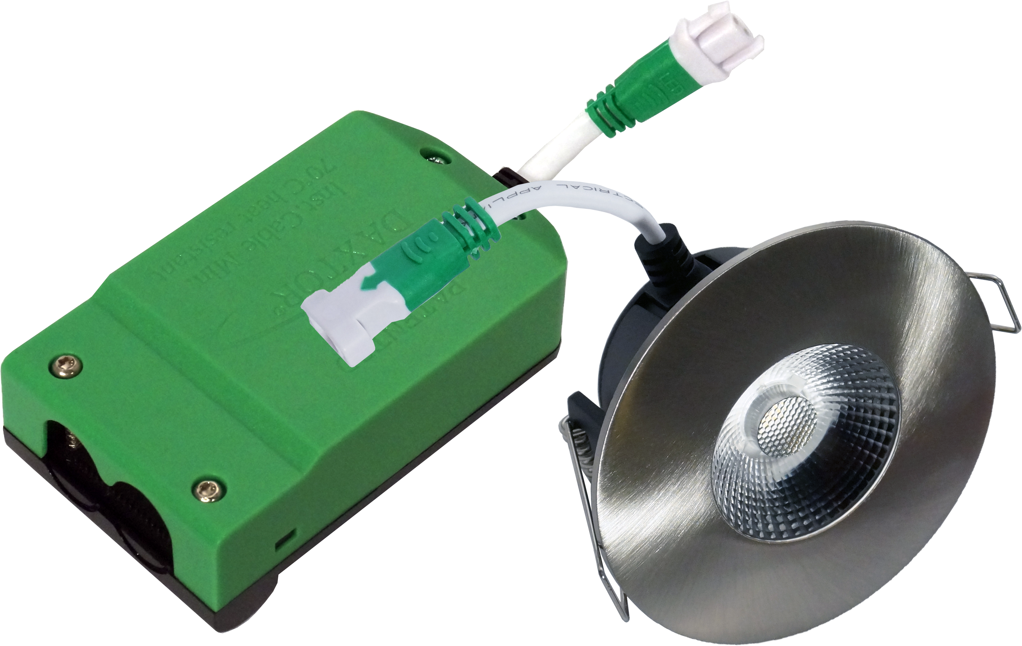 Dax F 35 D Led Armatur S Ni Round Ø85 Kelvin - Headphones (3346x2119), Png Download