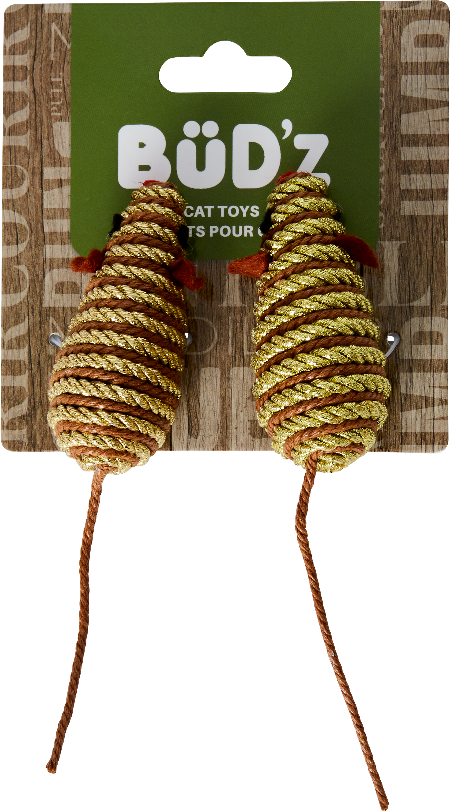 Bud'z Cat Toy Golden Mouse 2,5” - Toy (2400x3600), Png Download