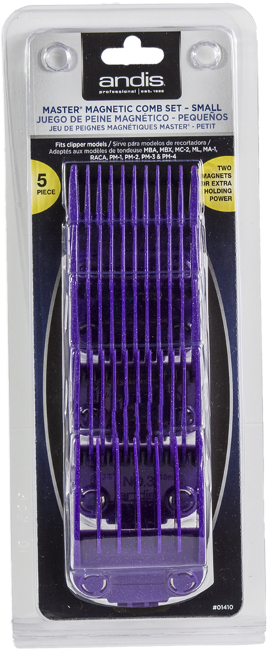 Andis Doble Magnetic Comb Set- Small - Andis 01410 (1024x1024), Png Download