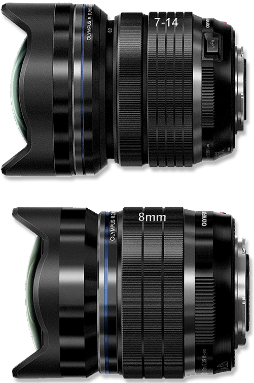 Absolutely No Flare Or Internal Reflections - Olympus 1.8 8 Fisheye (501x754), Png Download