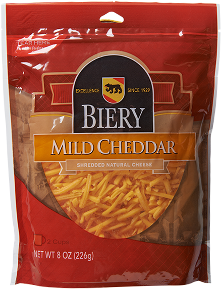Biery Cheese Muenster - Shredded Mexican Blend Cheese (500x630), Png Download