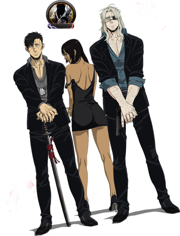 Gangsta Png - Anime Gangsta (600x789), Png Download