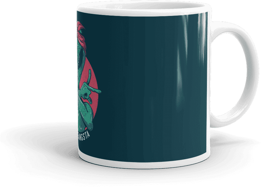Alien Gangsta Coffee Mug - Beer Stein (1000x1000), Png Download