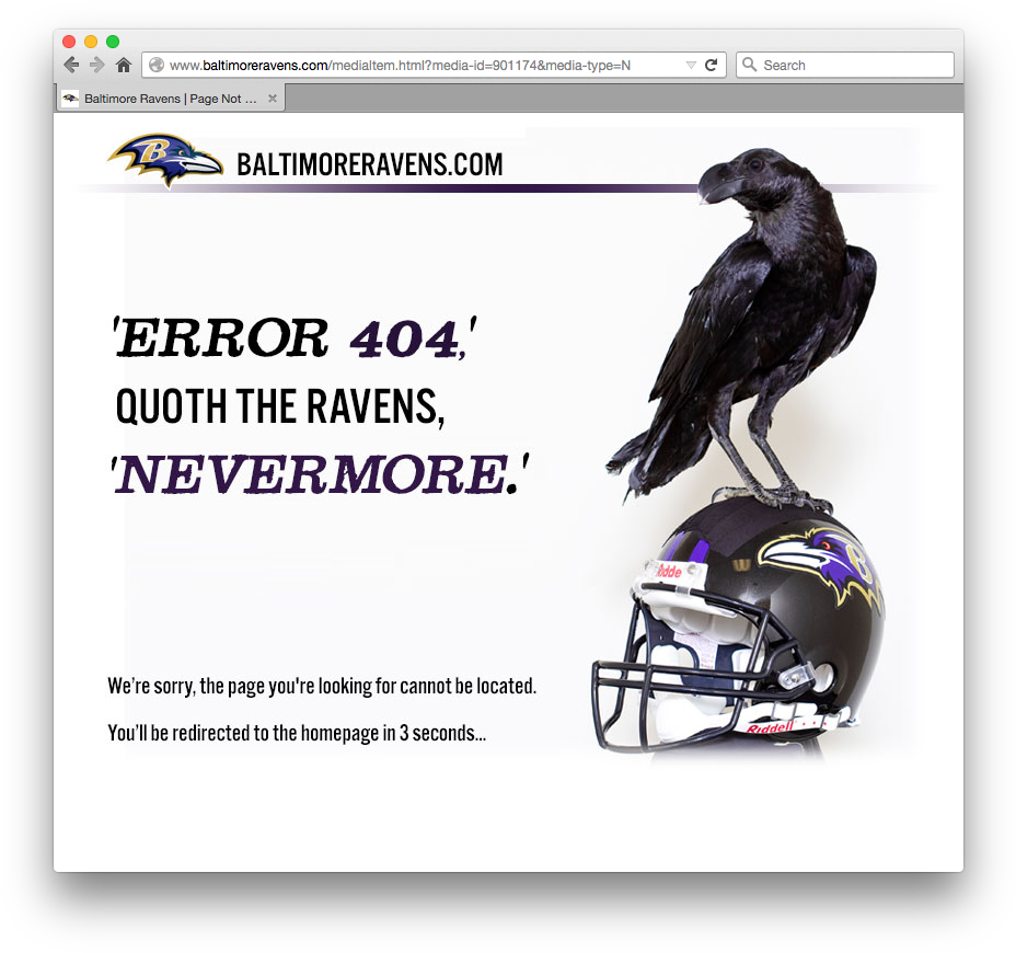 Looks Like That Url Has Been Taken Down - Baltimore Ravens (943x881), Png Download