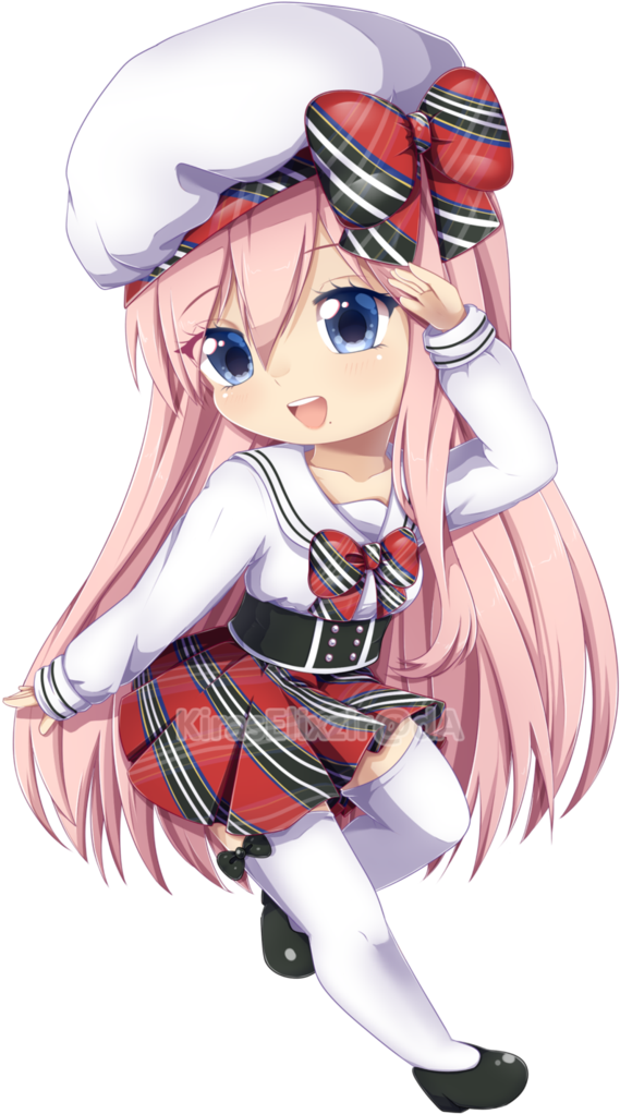 Cute Little Anime Girl - Cutie Images Of Cute Cartoon Girl (735x1088), Png Download