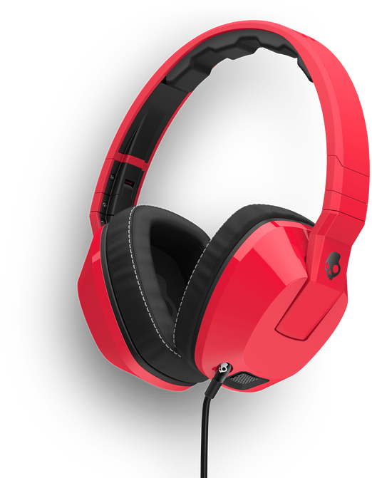 Skull Candy Crusher - Skullcandy Crusher Red Black (675x675), Png Download